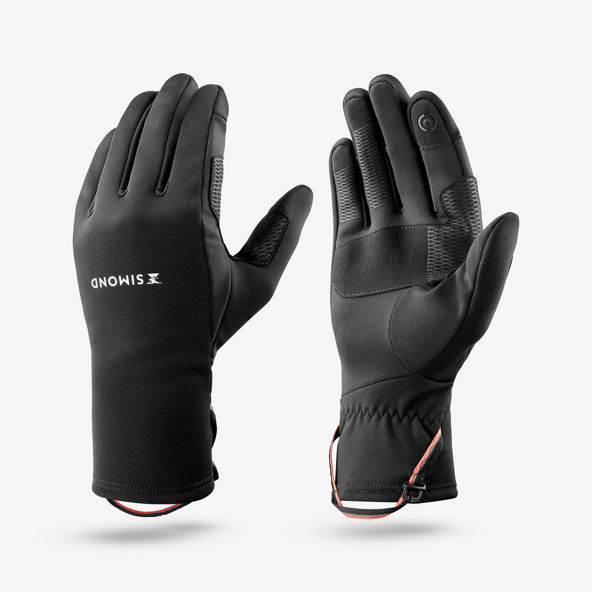 Gants tactiles stretch de trekking MT500