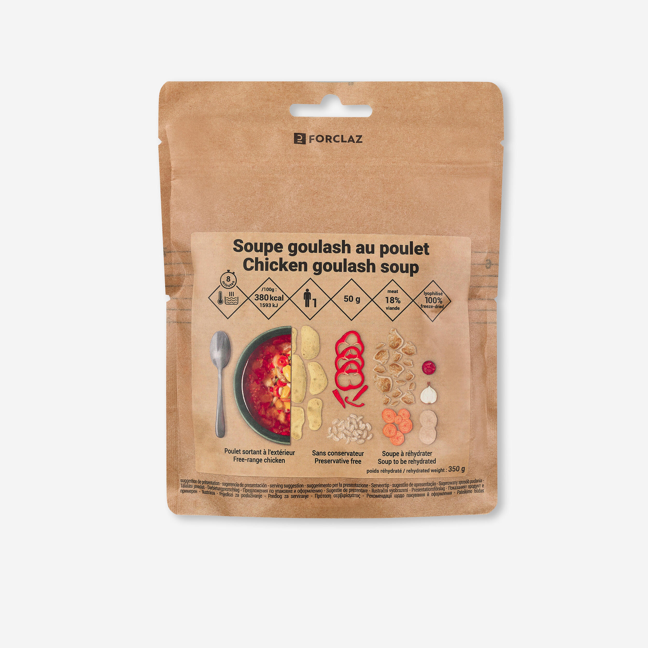 Soupe lyophilisée goulash au poulet 50 g
