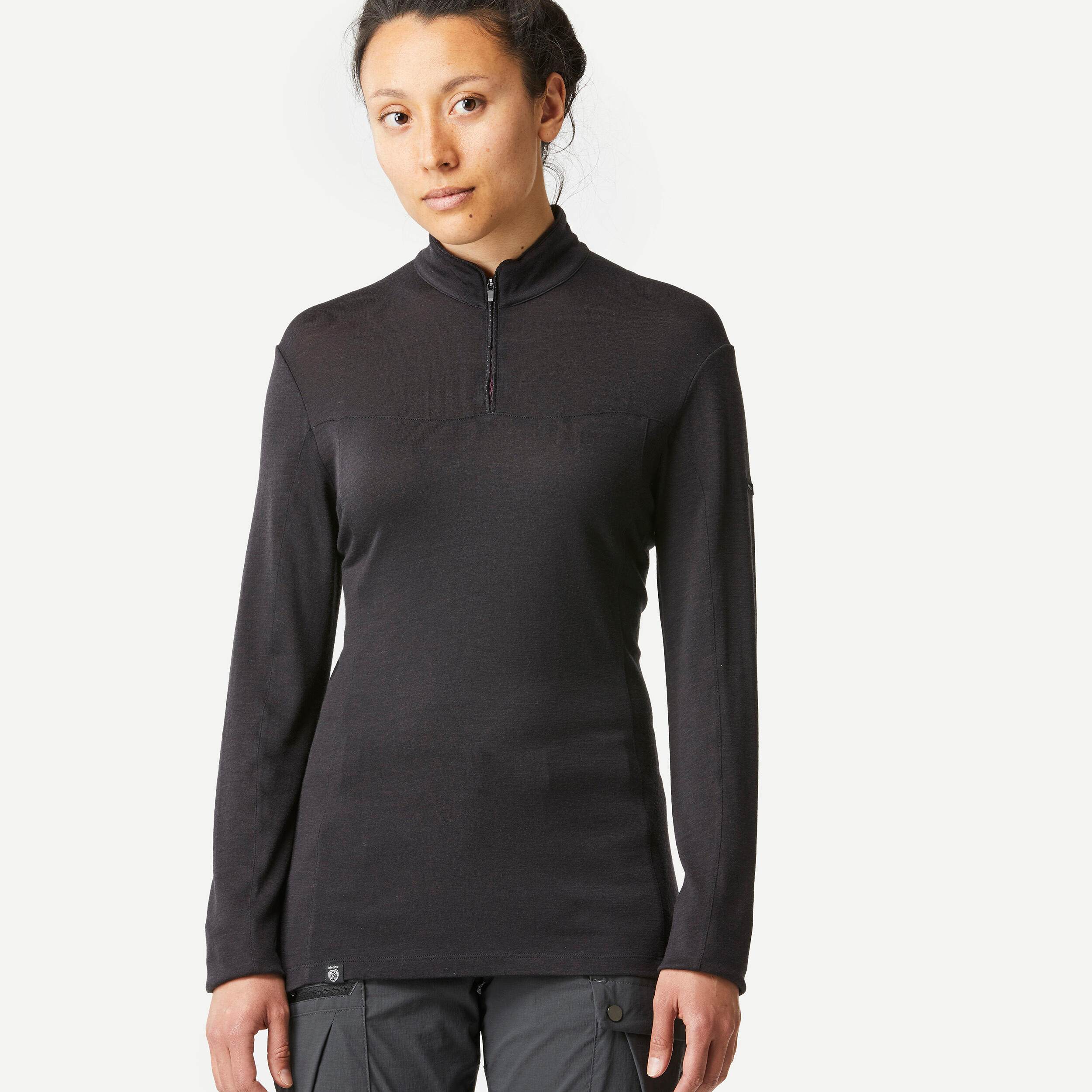 T-shirt mérinos manches longues MT500 – Femme