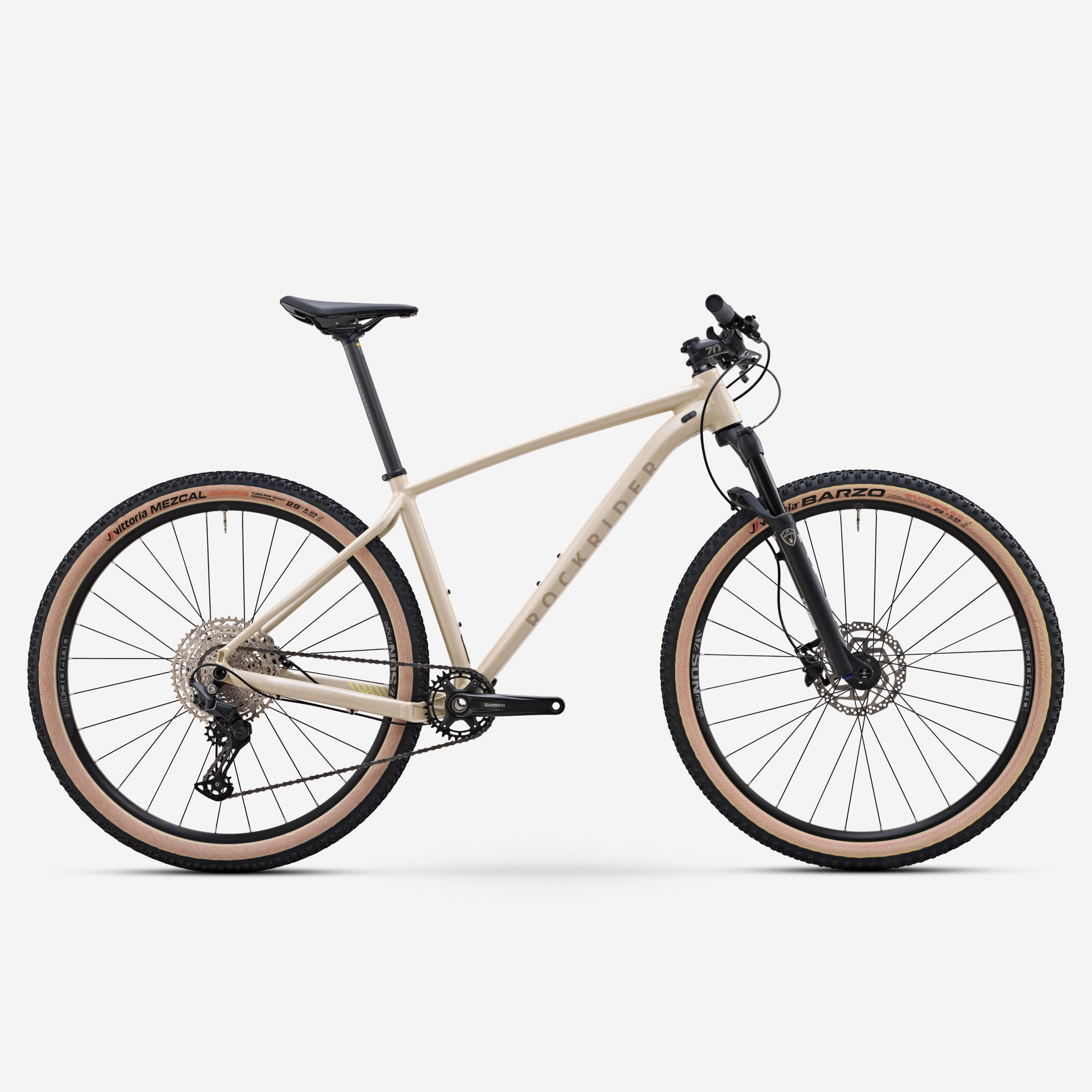 VTT XC semi-rigide 29 pouces cadre aluminium RACE 540 beige